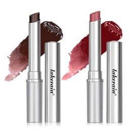 SHEEYOON Honey Lipstick Tinted Lip balm, Hydrating Nourishing Sheer Formula Lipstick, Natural Glossy Finish (1 PC BLACK + 1 PC PINK)