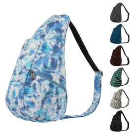AmeriBag 17" Print Crossbody Sling Healthy Back Bag (Ink Splash)