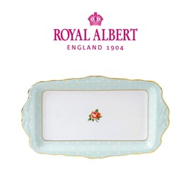 Royal Albert New Imperial Rose Sandwich Tray Polka Rose / 로얄알버트 뉴황실장미 샌드위치트레이 폴카로즈