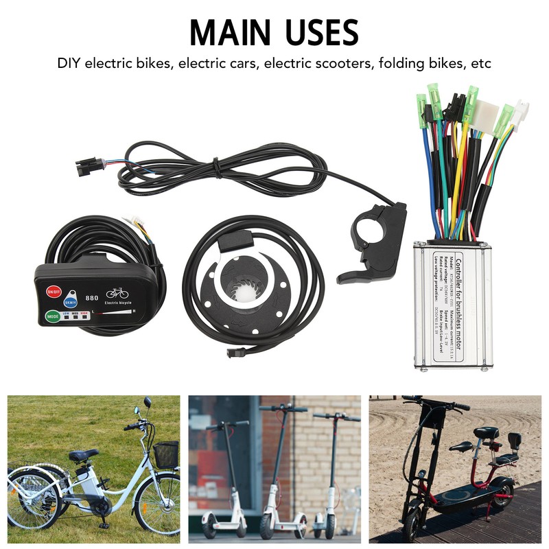 Electric Bike Motor Controller 36V 48V 250W Bike Conversion Kit