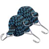 2 Pack 1M/2M Bungee Cords with Hook Adjustable Flat Bungee