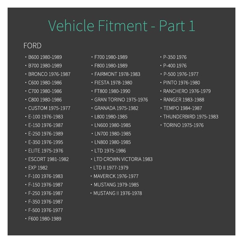 Ignition Control Module Compatible with Select Models of Ford Jeep