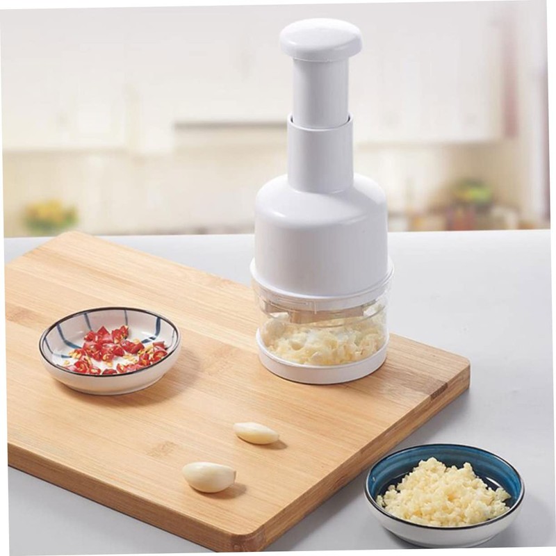MAGICLULU Handheld Garlic Press and Vegetable Cutter Easy Clean Multi-Function