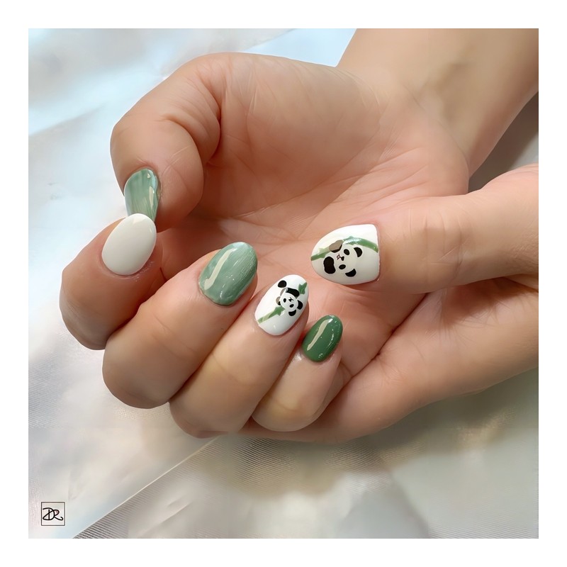 Dara Beauty 2024 February Art of the MonthPanda Nail❣ -