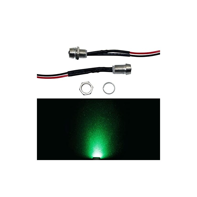 Lumonic 5 x Super Bright Screw LEDs with Resistor for