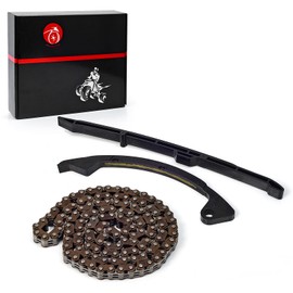 MOTO1988 Cam Timing Chain and Guides Compatible with Suzuki Quadsport Z400 LTZ400 LTZ 400 Z 400 2x4 2004-2013 OEM 12771-29F00 12811-07G00