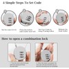 Combination Lock, Padlock, Combination Lock, 3 Digit, Luggage Lock with