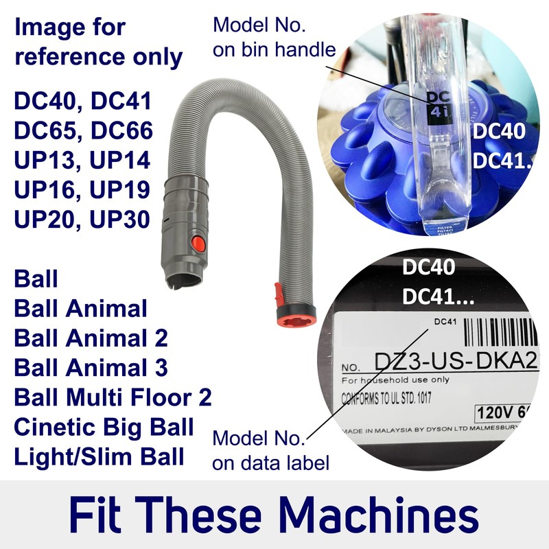 Kodahome Hose Replacement for Dyson DC40 DC41 DC65 DC66 UP13