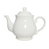 White Porcelain Teapot, Lotus Tea Pot Coffee Tea Water Pot