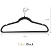 Unbranded 15 Pack Velvet Hangers Clothes Heavy Duty Non Slip