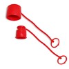 1" body Hydraulic Quick Coupler Rubber Caps Plug Set