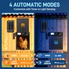 Large Automatic Chicken Coop Door Solar Powered, Aluminum Alloy Automatic