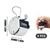 Anlising 9PCS Hand Tally Counter, 4-Digit Clicker Counter, Manual Mechanical