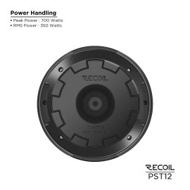 Recoil PST12 Hidden 12” Passive Car Audio Spare Tire Subwoofer System