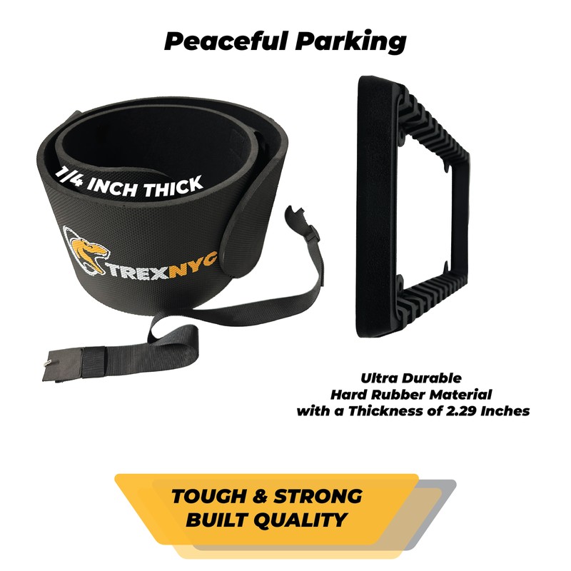 TrexNYC Rear Bumper Guard and Front Bumper Guard, Slim Combo