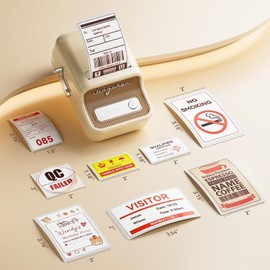 NIIMBOT Labels, Red Black Font Label for B21Pro Label Printer, 50 x 30 mm, 230 Labels/Roll