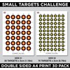 Surrey Targets 3cm & 2cm Shooting Targets A4 Sheets Airsoft