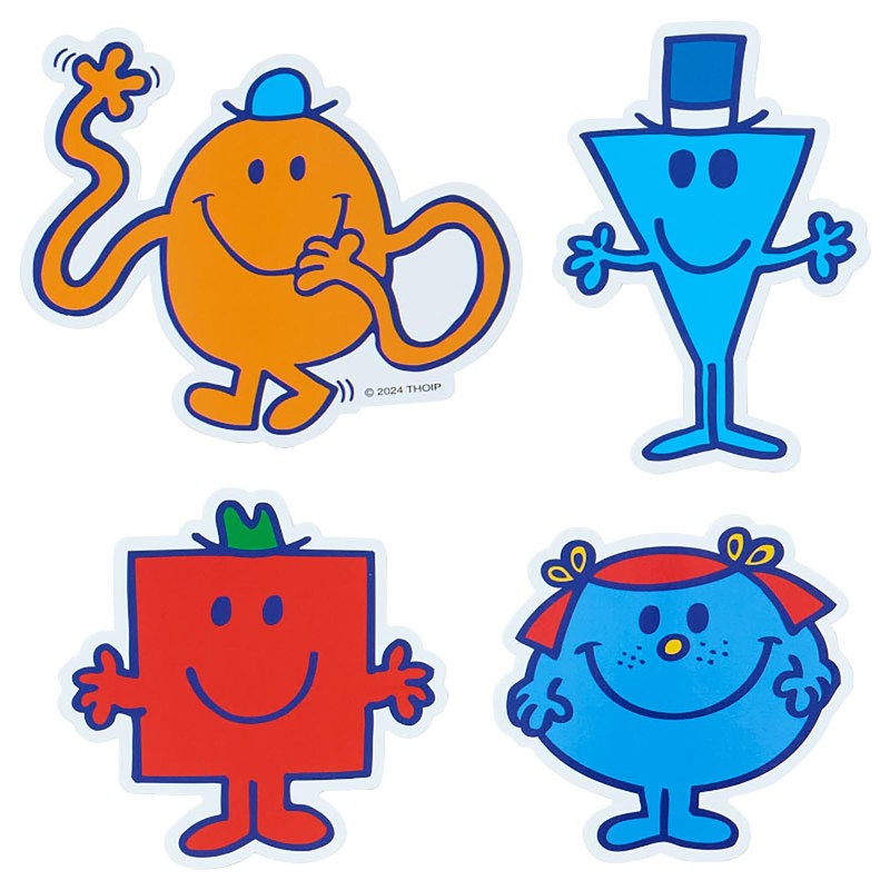 MR.MEN LITTLE MISS Sticker Set 15 Patterns 15 Pieces Mr