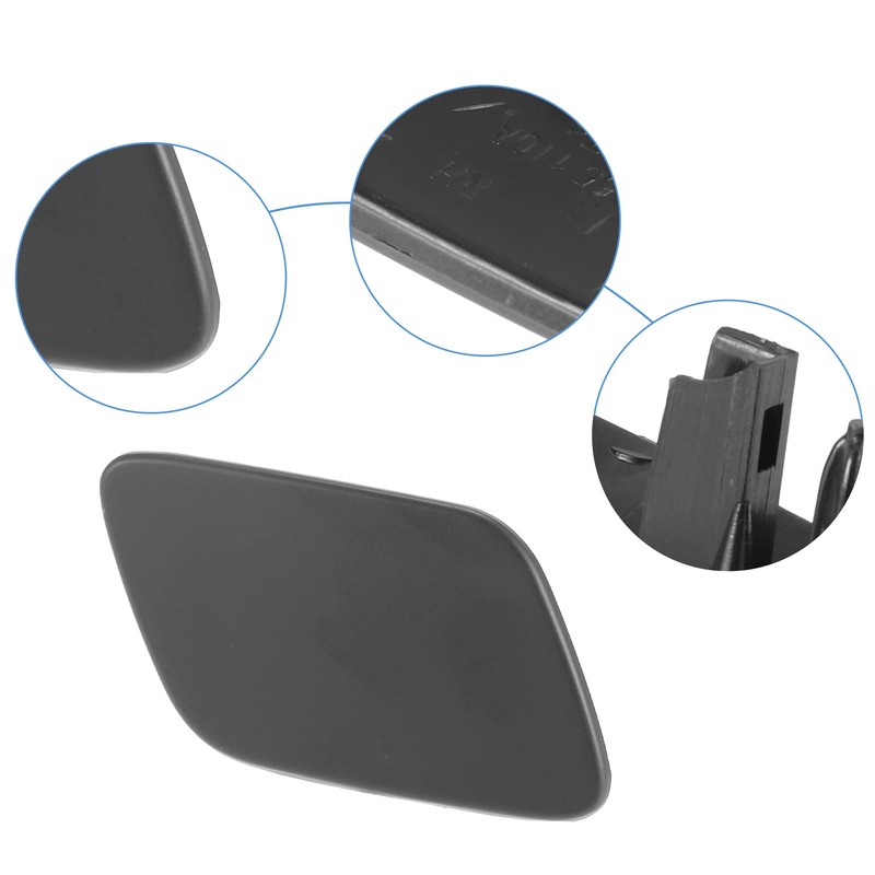 X AUTOHAUX 1 Piece Right Front Bumper Headlight Washing Cap