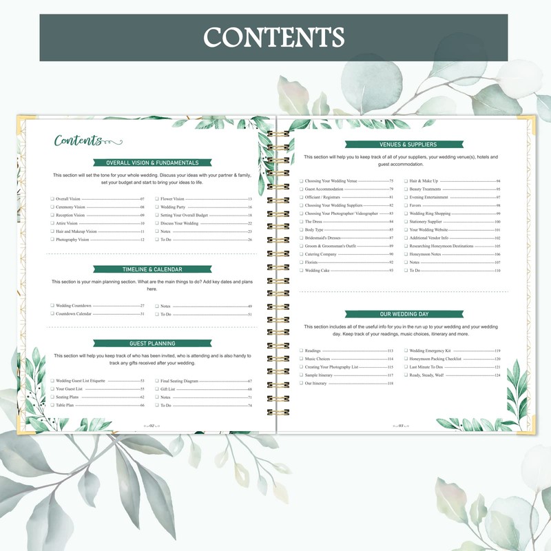 Wedding Planner - Wedding Planner Book and Organizer for the