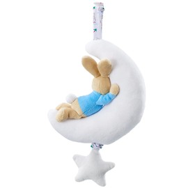 Rainbow Designs PO1501 Beatrix Potter Night Musical Peter Rabbit Toy,White
