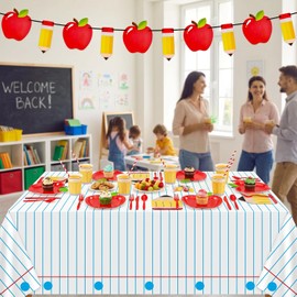 ComfyKit 171PCS Back to School Party Supplies,School Tableware Set