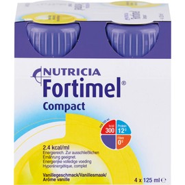 Fortimel Compact 2. 4 Vanilla Flavour, 4 x 125 ml