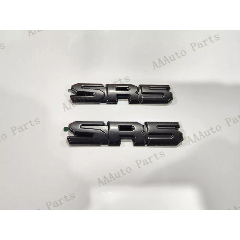 Toyota 5PCS 2022+ TUNDRA "SR5" 4X4 Matte BLACKOUT EMBLEM BADGE
