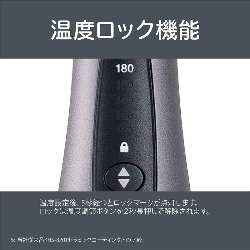 Koizumi KHR-6900/H Iron Brush, Ion Balance Salon Sense 300, International