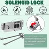 Gun Safe Lock Replacement Electronic Safe Lock with Solenoid Lock