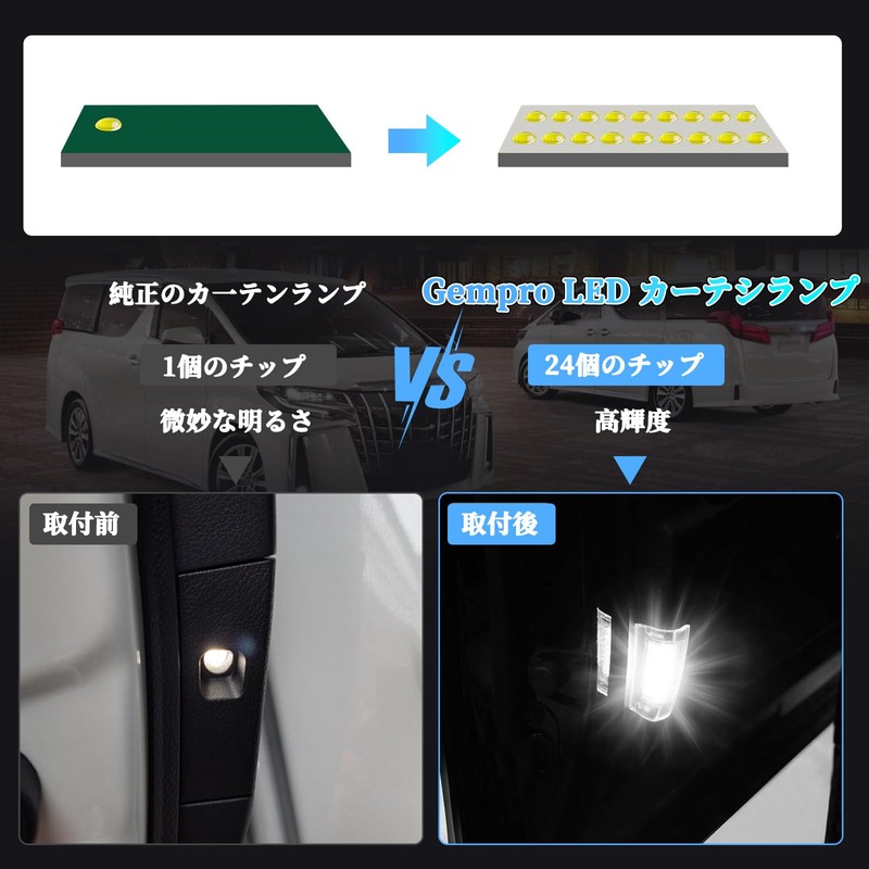 GemPro Alphard 40 Series Courtesy Lamp, 3rd Row, Velfire 40