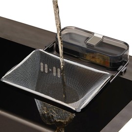 Kitchen Suction Cup Sink Strainer,Detachable Kitchen Sink Strainer,Hanging Food Catcher,Strainer Holder and 50 Sink Net,For Kitchen Leftovers, Garbage, Food Waste(Black)