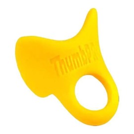 ThumbPRO Baseball Thumb Guard - Batting Aid & Grip Enhancer - Reduces Sting, Improves Swing - for Baseball & Softball - All Levels, Left/Right Hand - 3 Sizes:_Yeet Yellow_Medium