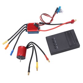 Brushless Motor ESC Universal 5800KV Brushless Motor 25A Brushless ESC Programming Card Set Suitable for 1/16 1/18 RC Car