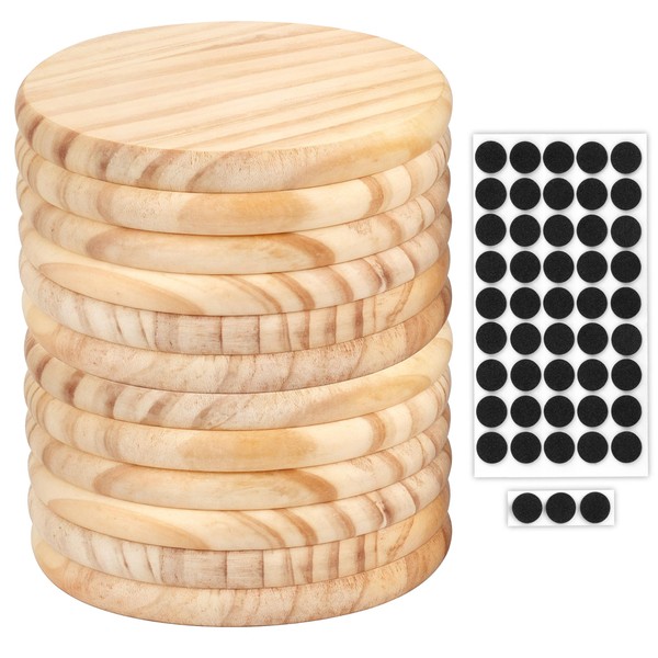 Winter Shore Drinks Coasters Wood (Pack of 12) - High