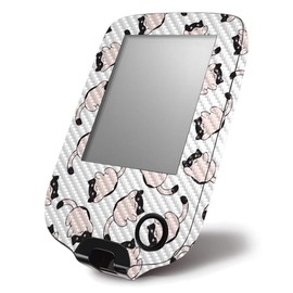 MightySkins Carbon Fiber Skin for Abbott Freestyle Libre 1 & 2 - Raining Cats | Protective, Durable Textured Carbon Fiber Finish | Easy to Apply, Remove, and Change Styles | Made in The USA