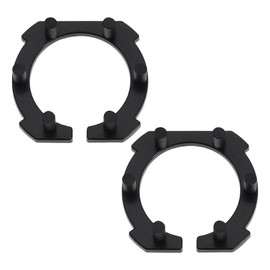 EMSea 2Pcs H7 LED Headlight Adapters Replacement Compatible with Mazda 3/5/6 M3/M5/M6 H7 LED Headlight Bulb Retainers Holder Black