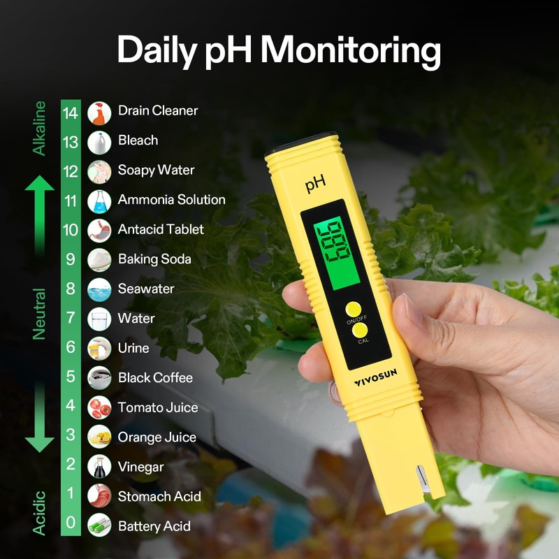 VIVOSUN Digital pH and TDS Meter Kits, 0.01pH High Accuracy