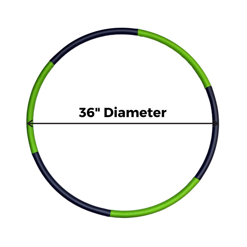 The Spinsterz Body Hoops Weighted Hula Hoop for Exercise and