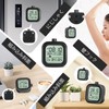 VLEJEARI Digital Alarm Clock Battery Clock Travel Clock Calendar Alarm
