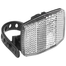 FISCHER Erwachsene Front Vorbaubefestigung Reflektor schwarz, One Size & Unisex Fischer Fahrrad Reflektor 85400 Orange, Gelb, Einheitsgr√∂√üe EU