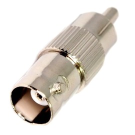 DRUT 1pcs BNC to RCA Phono Male Female Connector Plug Adapter Converter for CCTV Camera Cable