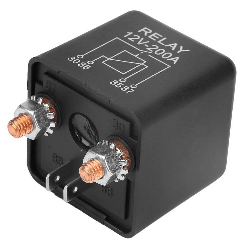 WM686 12V 4-Pin Start Relay Heavy Duty Auto On Off