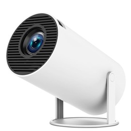 Sanniu Mini Projector, Support 4K 1080P HD Portable Projector with Bluetooth and WIFI Android TV 11, Auto Keystone, 130" Screen Smart Video Projector with Speakers for Home Theater & Outdoor Movie