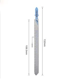 5PCS Jigsaw Blade Set T Shank Socket for Cutting Metal, Wood, PVC, and Plastic