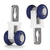 YXHOMME Curtain Track Rollers with Mute Wheel Rollers, Hooks, Pulley