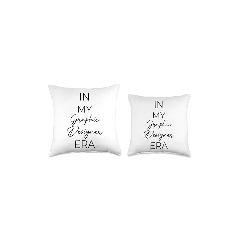 In my Graphic Designer era Throw Pillow