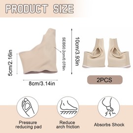LAKJUOZ 2 Paar Hallux Valgus Socken Hallux Valgus Korrektur Bandage Hallux Valgus Bandage Hallux Valgus Bandage In Universalgröße Aus Weichem Silikon Für Männer Und Frauen