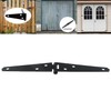 Heyous 2PCS 4 Inch Black Metal Heavy Duty Door Hinge