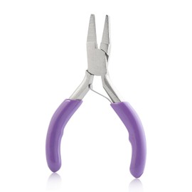 GOLD DEER 3 Inch Mini Flat Pliers Duckbill Pliers Miniature Pocket Pliers Mini Precision Pliers Small Pliers for Jewellery Making Bending Wire Small Object Gripping Beads Looping Moulding Wire